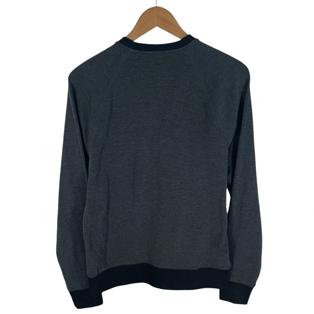 B22 Banana Republic Polar Tech Crewneck Pullover Gray Men’s Medium